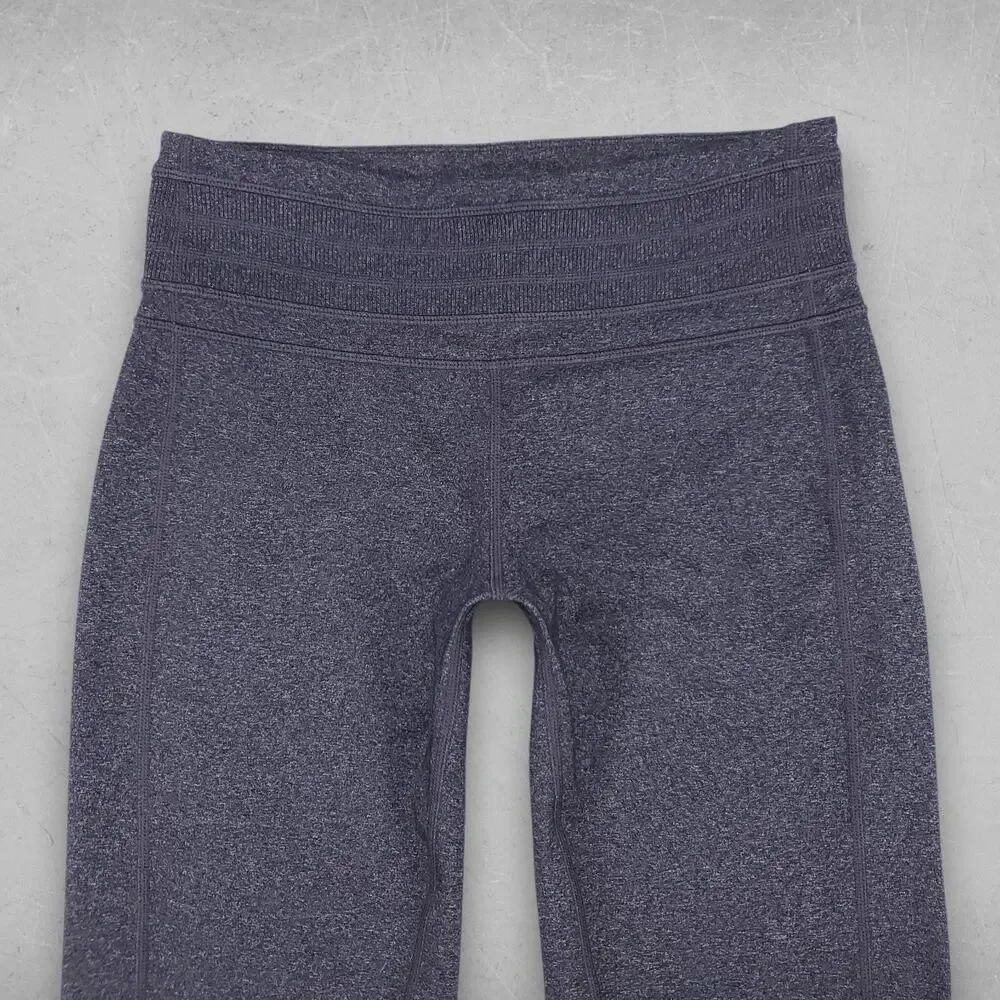 Prana Yoga Pants Women S Charcoal Gray Heather Wide Leg Flare Athleisure Casual - Picture 3 of 12